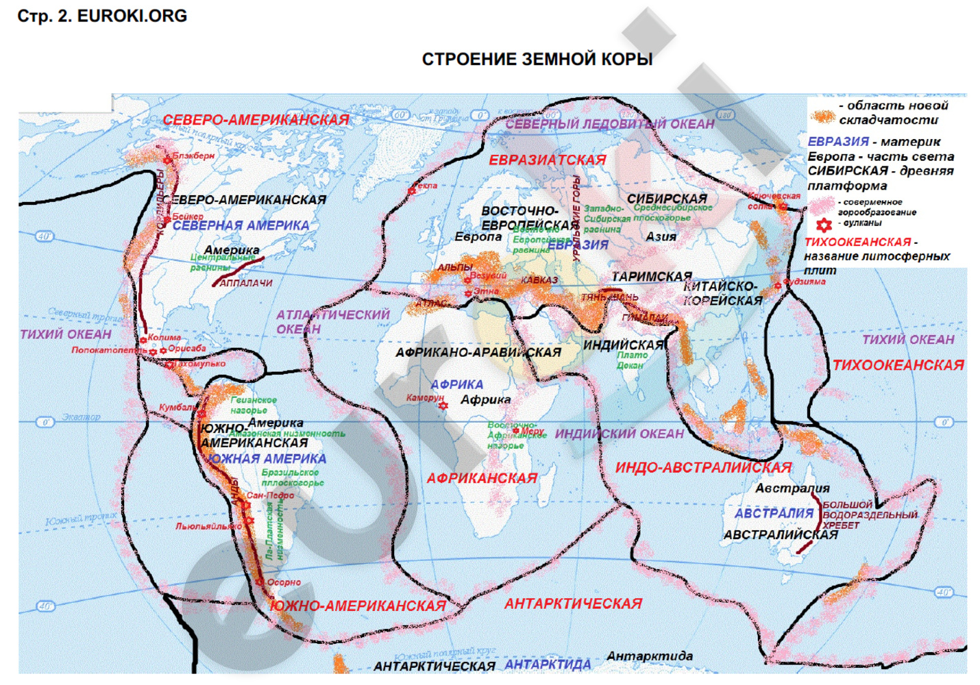 Контурные карты: с.1 - решебник №1